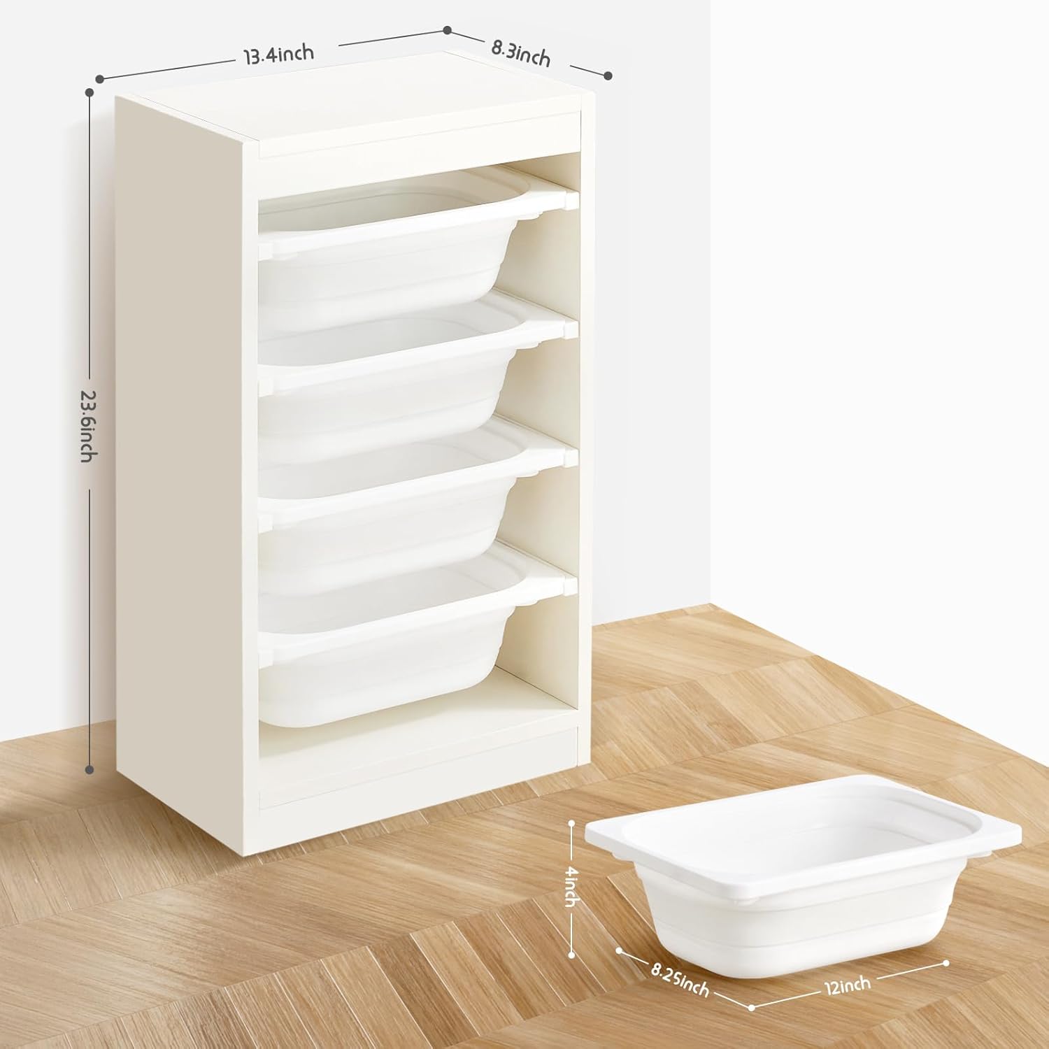 Combination Storage Rack with Storage Box - Image 2